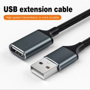 USB Braided Extension Cable 10Ft