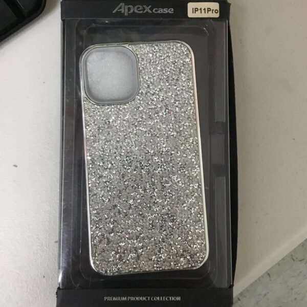 iPhone 11P Glitter Apex Case (Silver)