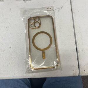iPhone 14 MagSafe Case (Clr-Gold)