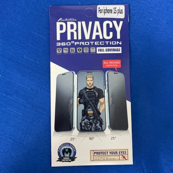 iPhone 15PLS Privacy TGlass