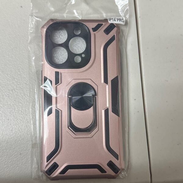 iPhone 14P Warship Defender HD Case (Rose Gold)