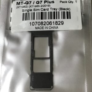 Moto G7 (XT1962) Dual Sim Tray (Blk)